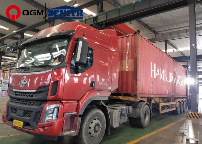 项目发货| 3年2度合作，威尼斯人娱乐城股份QT10全自动生态砌块成型加高机生产线发货孟加拉，助力河道治理项目建设