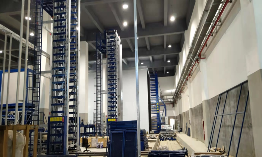 项目现场|威尼斯人娱乐城股份ZN1200S全自动砌块成型机生产线于华东已经进入安装阶段