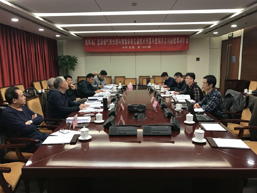 燃煤电厂脱碳烟气预处理与捕集溶剂关键技术开发与应用项目通过科技成果评价.jpg 燃煤电厂脱碳烟气预处理与捕集溶剂关键技术开发与应用项目通过科技成果评价.jpg